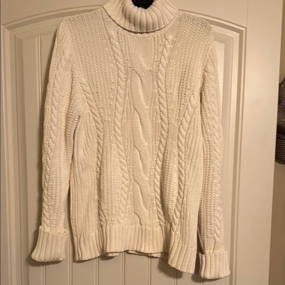 Lands End Cowl & Turtleneck Sweater - Picture 4 of 9